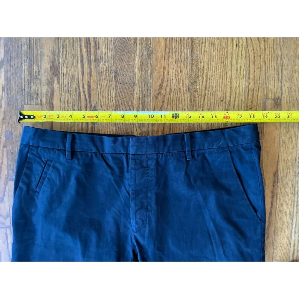 ALLSAINTS Black Stafford Chino Trousers Pants  Mens Size 36